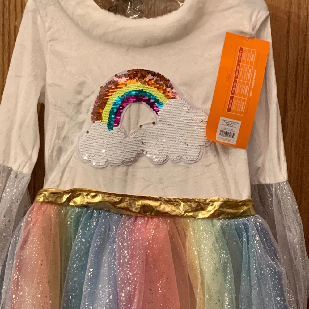 Rainbow Unicorn Halloween / dress‎ up kids costume